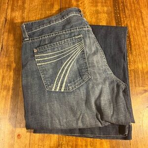 7 FAMK Dojo Trousers- White Pocket Size 30